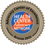 Health Center - Advocacy Center of Excellence Badge 2023